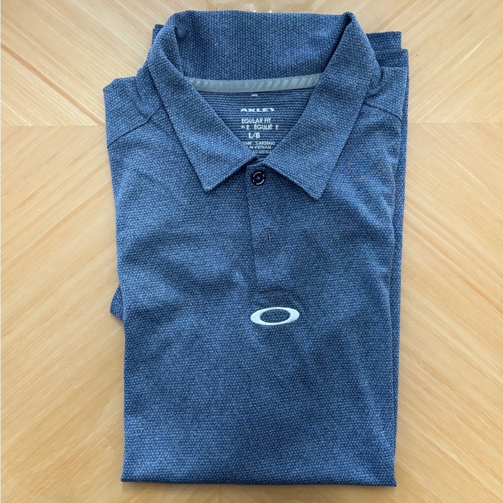 Oakley Men's Blue Polo Shirt